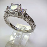 Ritani Ritani Platinum Engagement & Wedding Ring Set (without center diamonds) - Kupfer Jewelry - 2
